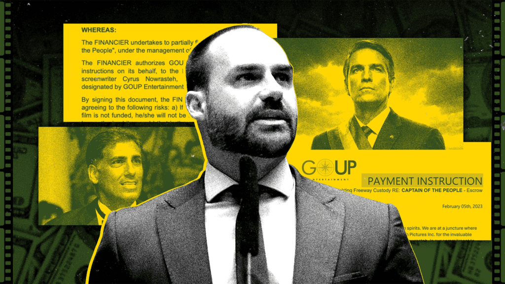 Eduardo Bolsonaro e Go Up procuraram empresa da Hungria para pagamentos de Dark Horse 