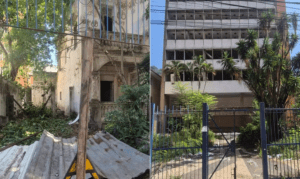 No Rio Comprido, a criminalidade invadiu mais um prédio abandonado na região