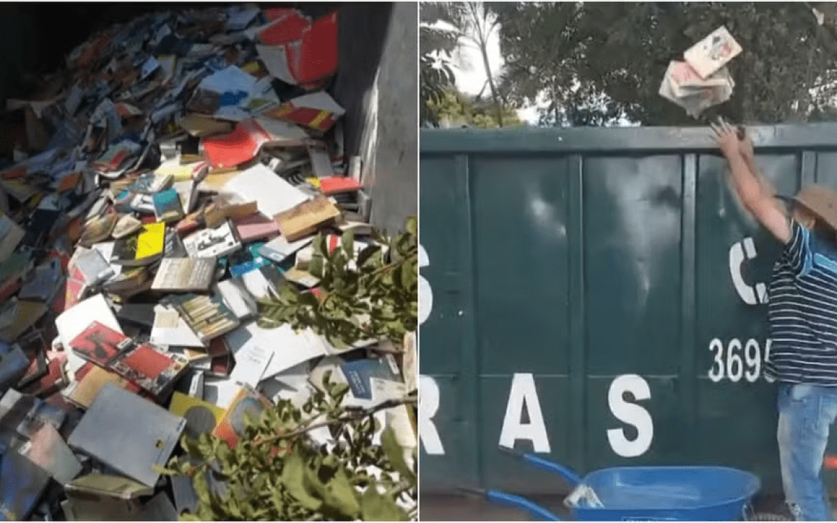 Prefeitura de Osasco descarta centenas de livros de biblioteca pública