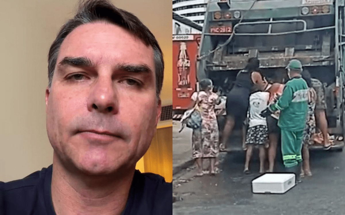 Flávio usa vídeo de fome da época do governo Bolsonaro para atacar Lula